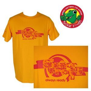 NEW Senor Frogs Shirt Unisex S Yellow Gold Red Nassau Bahamas Souvenir Cotton